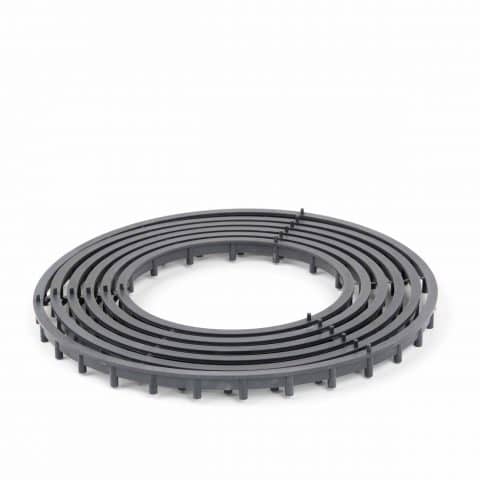 Concrete spacer discus for construction